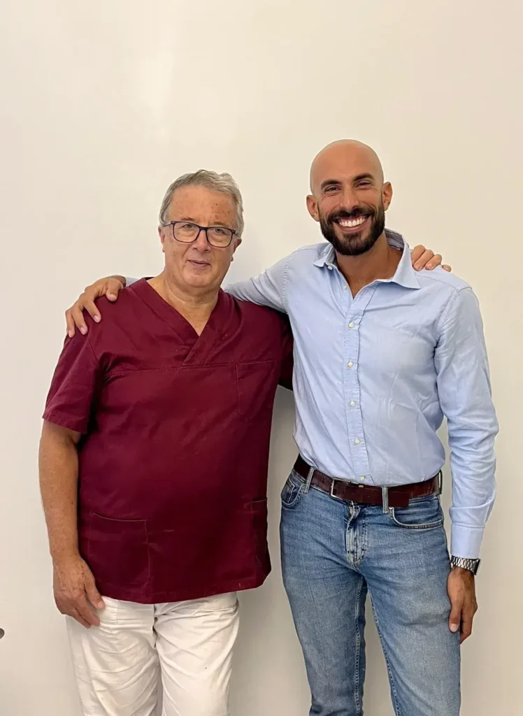 Prof. Chiesa e Claudio Ferrari